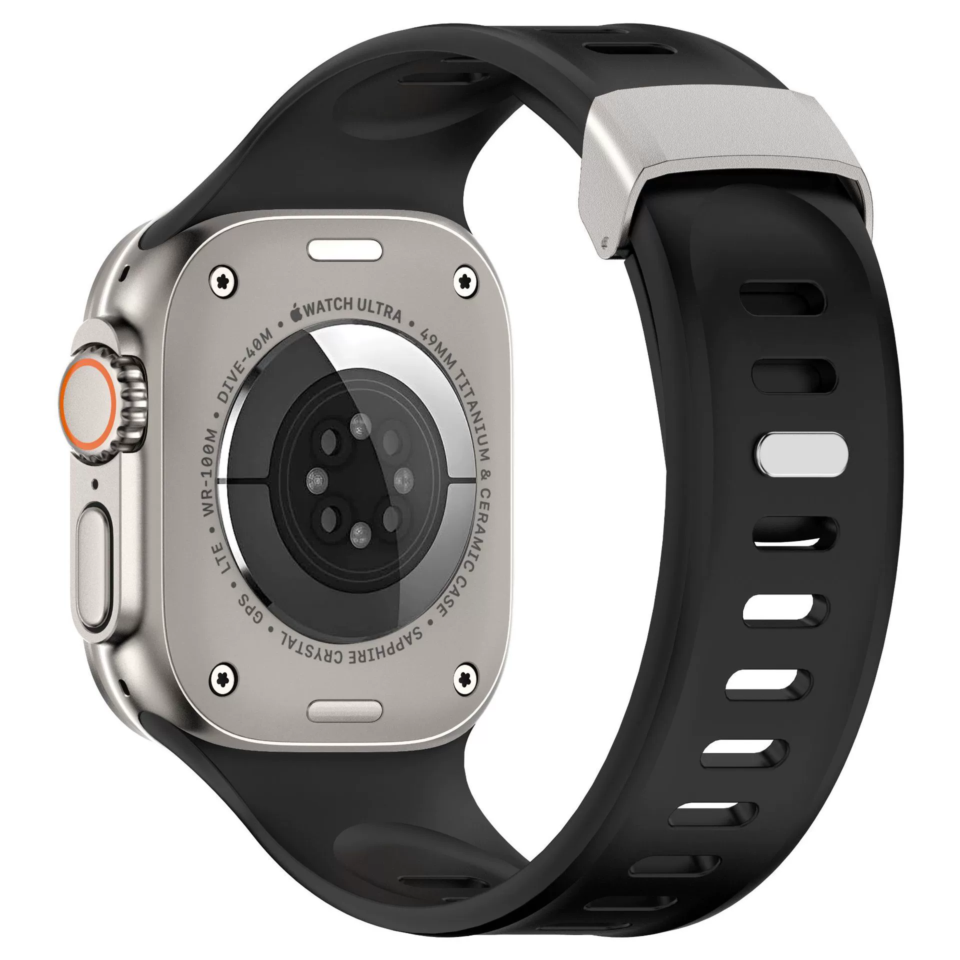 Unity Black KH344 Ultra Strap for Apple Watch
