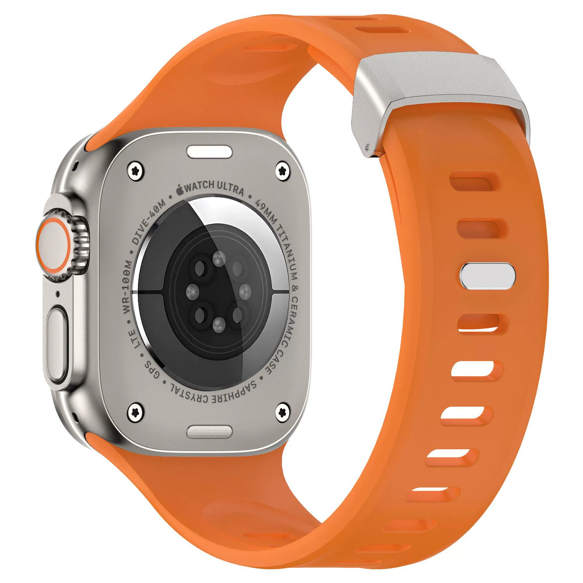 Cosmic Orange KH437 Ultra Strap for Apple Watch