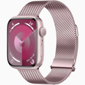 Apple Watch 1-11, Ultra, SE, 38-49mm Magnetic Clasp Bracelet Pink Series