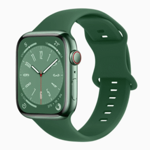 Apple Watch 1-11, Ultra, SE, 38-49mm Easy Rubber Strap Green