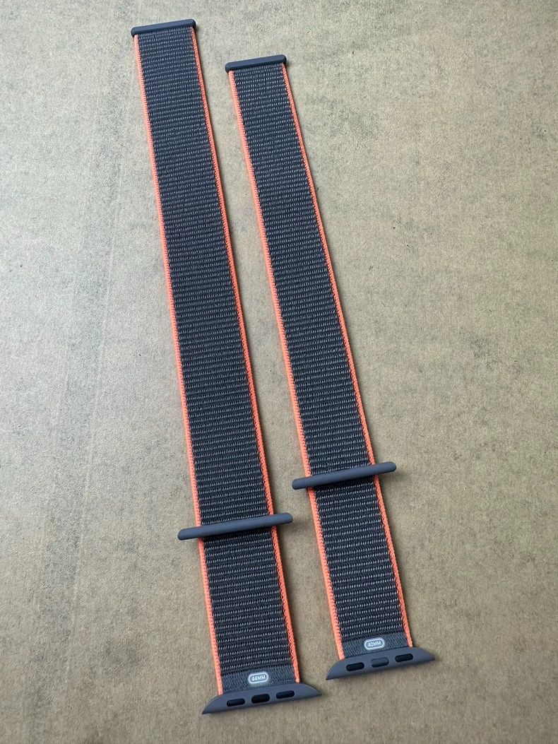 Apple Nylon Sport Loop 44/45mm models – Bright Orange